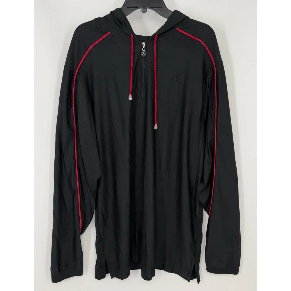 Air Jordan Nike Training Lightweight Quarter 1/4‎ Zip Hoodie Sweatshirt Mens 2XL